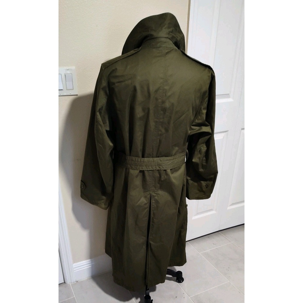 1940's US Army Trenchcoat WW2, Officer's O'coat Field, 38R, Great Shape! W Belt - Picture 3 of 16